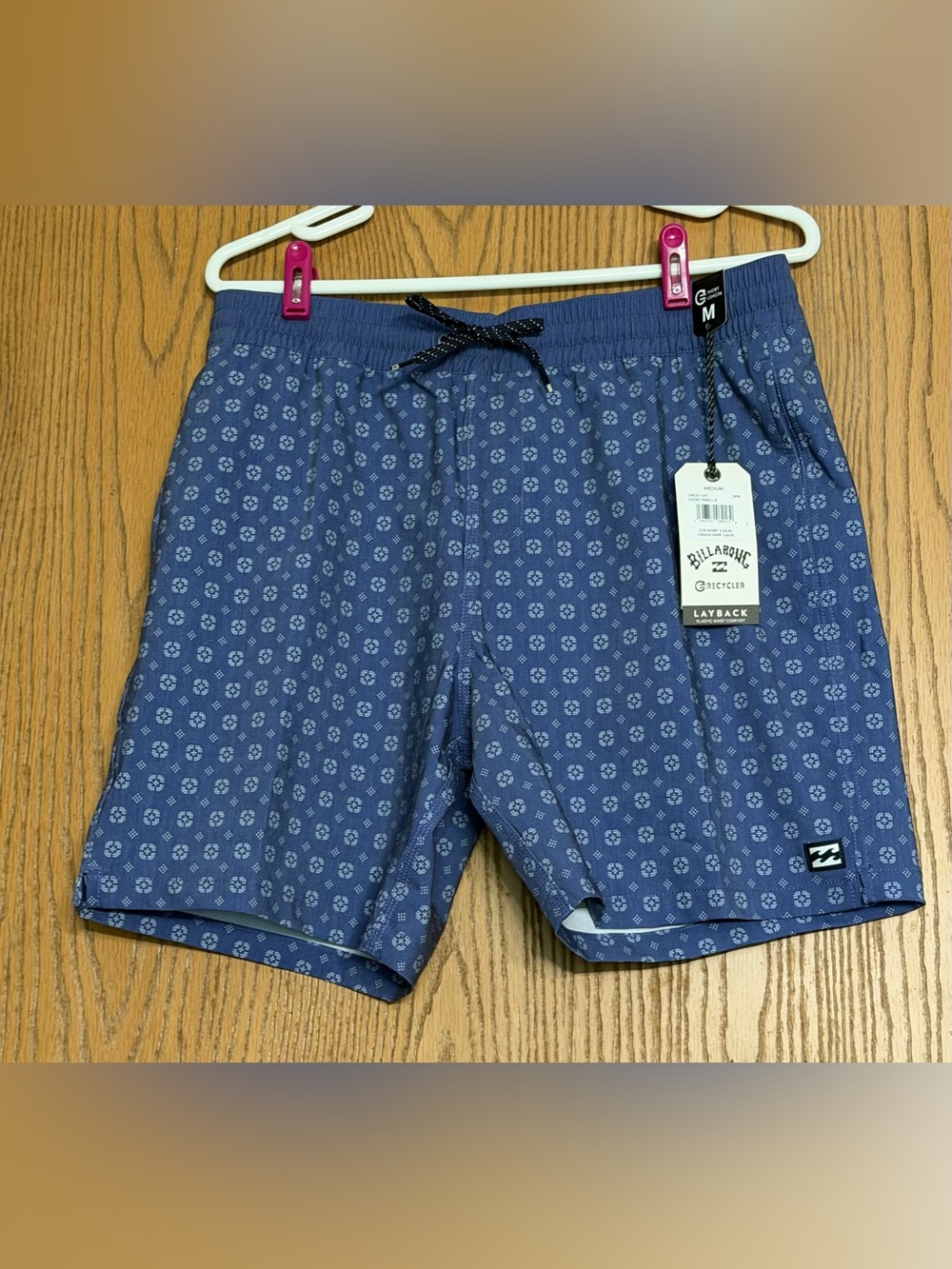 Billabong Good Times Layback Board Shorts Men’s Medium NWT (MSRP $59.99)
